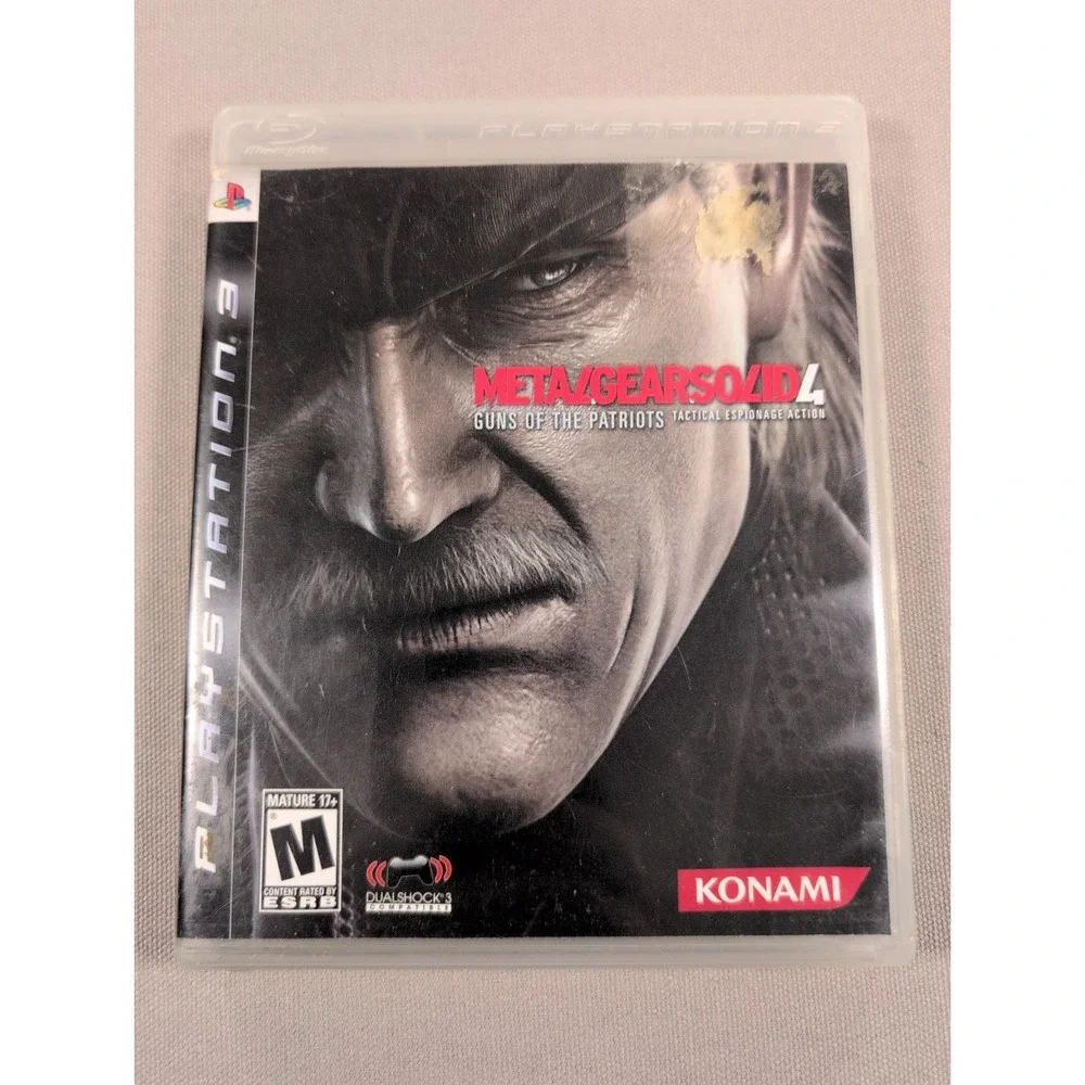 Metal Gear Solid 4 Guns of the Patriots PS3 Konami CIB Complete w/ Manual